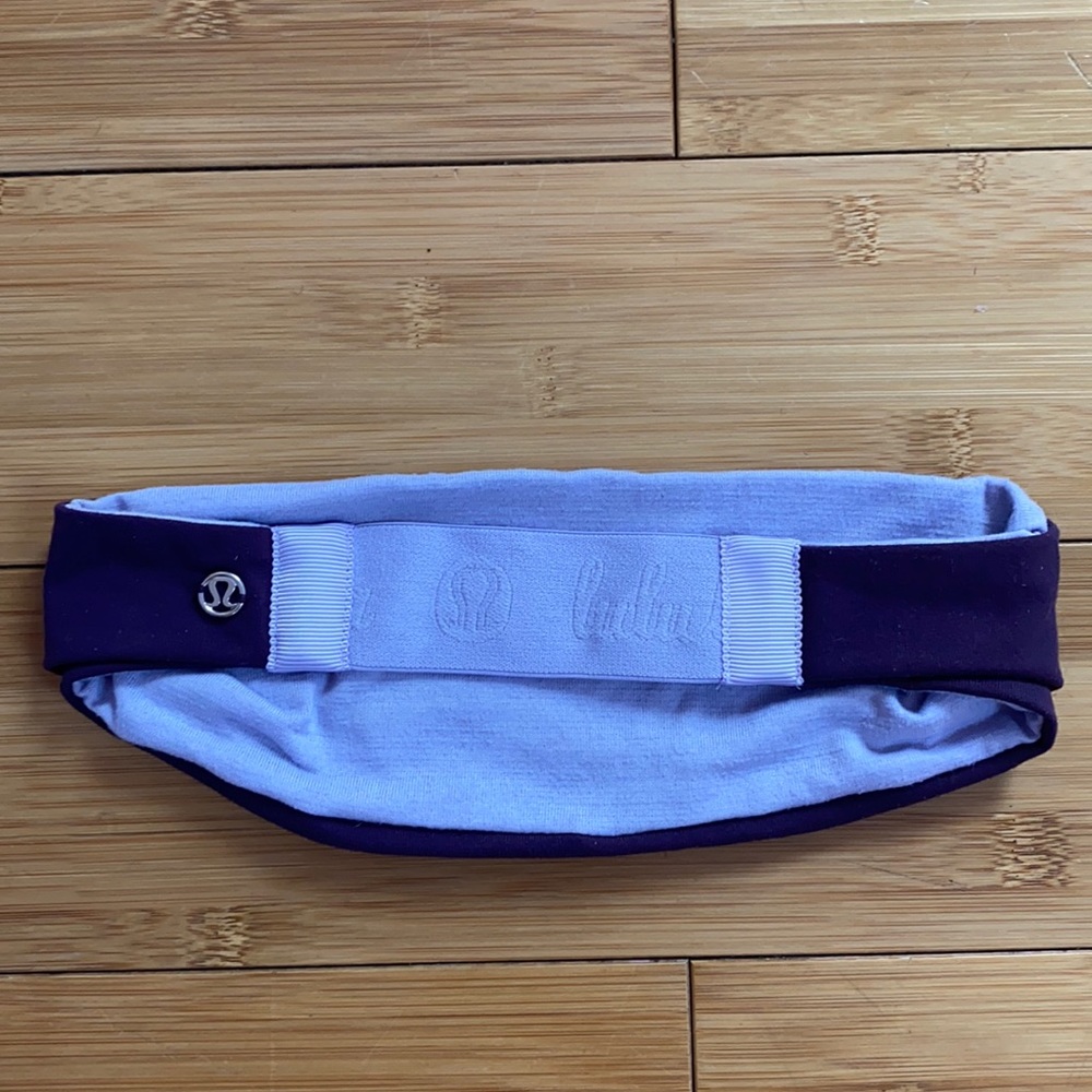 Purple lululemon athletica headband